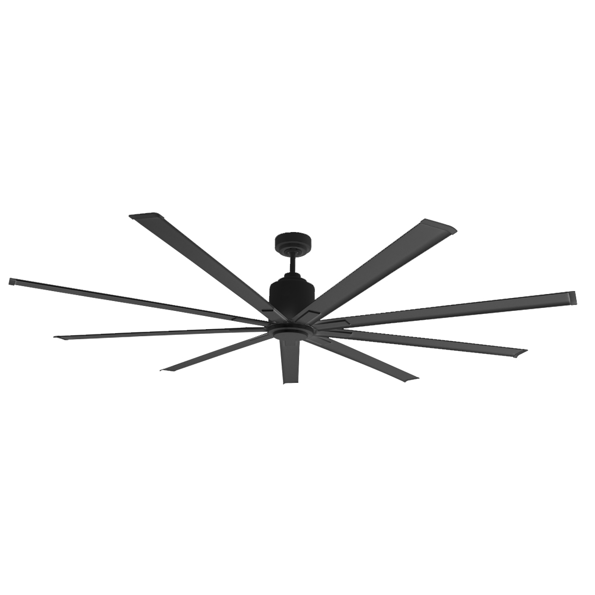 Maxx Air, 96in. Indoor 6-Speed Ceiling Fan, Black, Fan Diameter 96 in, Fan Blade Span 60+, Air Delivery 13000 cfm, Model# ICF96 BLK